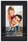 Modern Black Frame with Black Photo Mat, UV Acrylic Front, Foam Board Backing, 60 Sizes Available